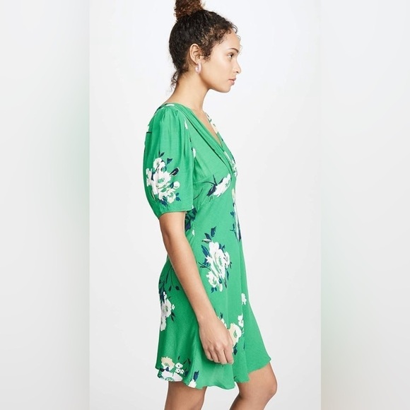 Free People Neon Garden Mini Dress, Size 2 - Picture 4 of 14